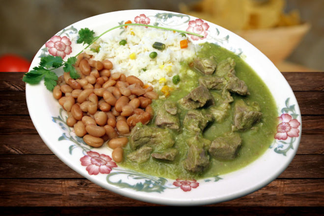 carne de puerco en chile verde